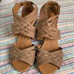 New Indigo wedge sandals